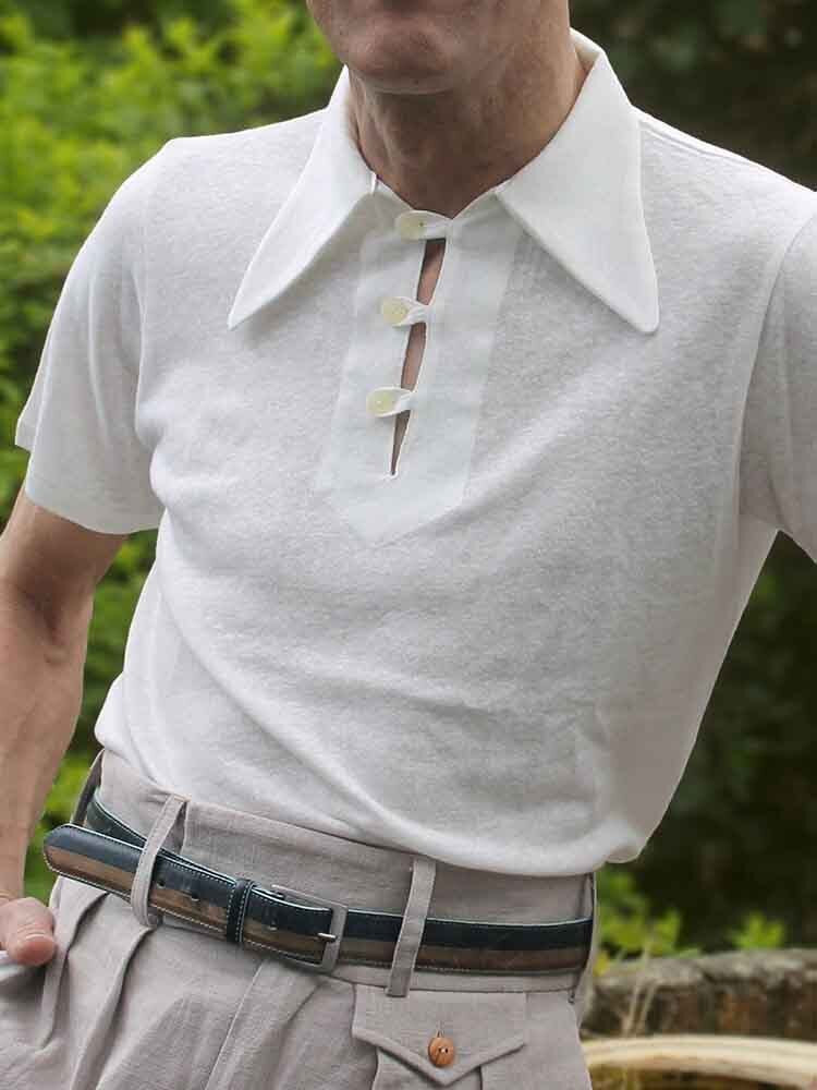 Men's Fashion Simple Vintage Polo Shirt